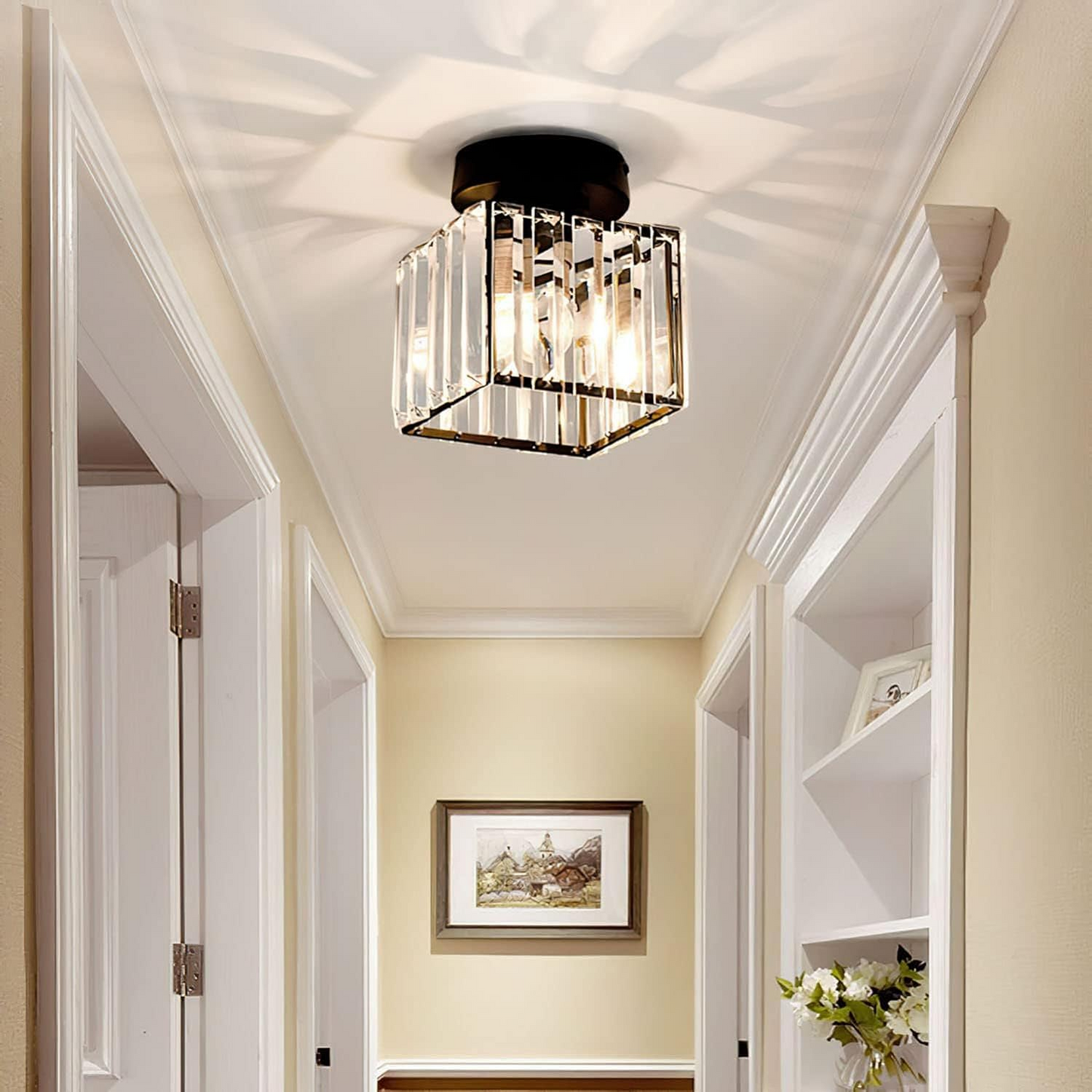 Claiora Modern Hallway Flush Mount Ceiling Light