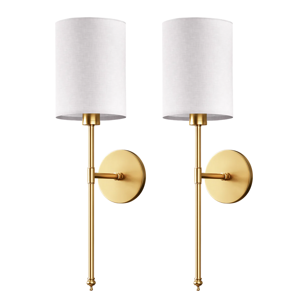 Veloura Wireless Cylindrical Wall Sconce ( Set Of 2 )