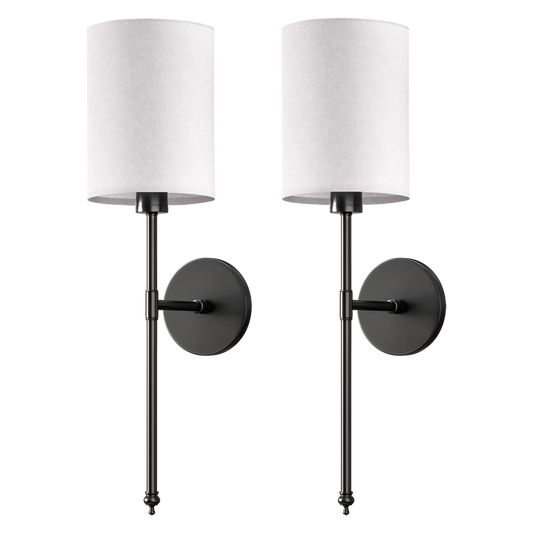 Veloura Wireless Cylindrical Wall Sconce ( Set Of 2 )