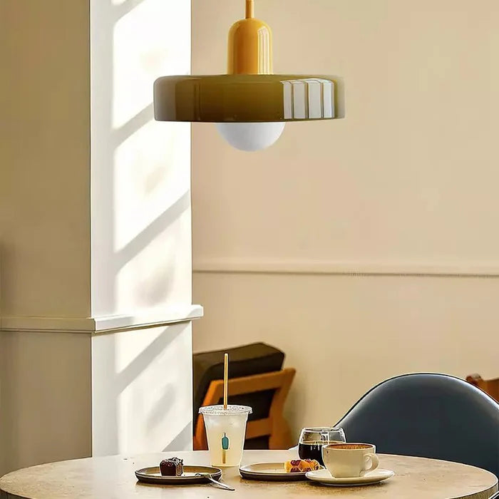 Brillora Pendant Lamp Made of Colored Glass