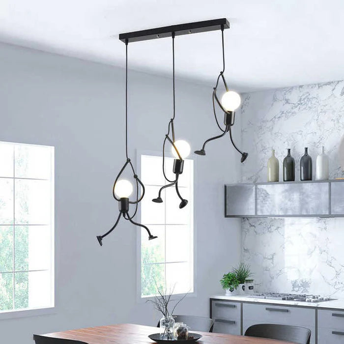 Playful Doll Pendant Light