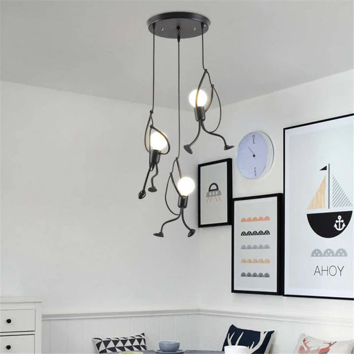 Playful Doll Pendant Light