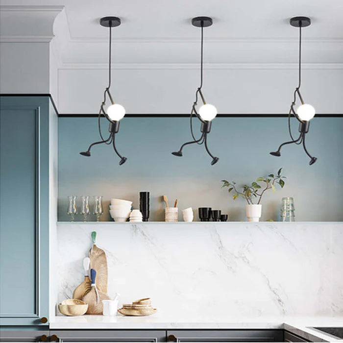 Playful Doll Pendant Light