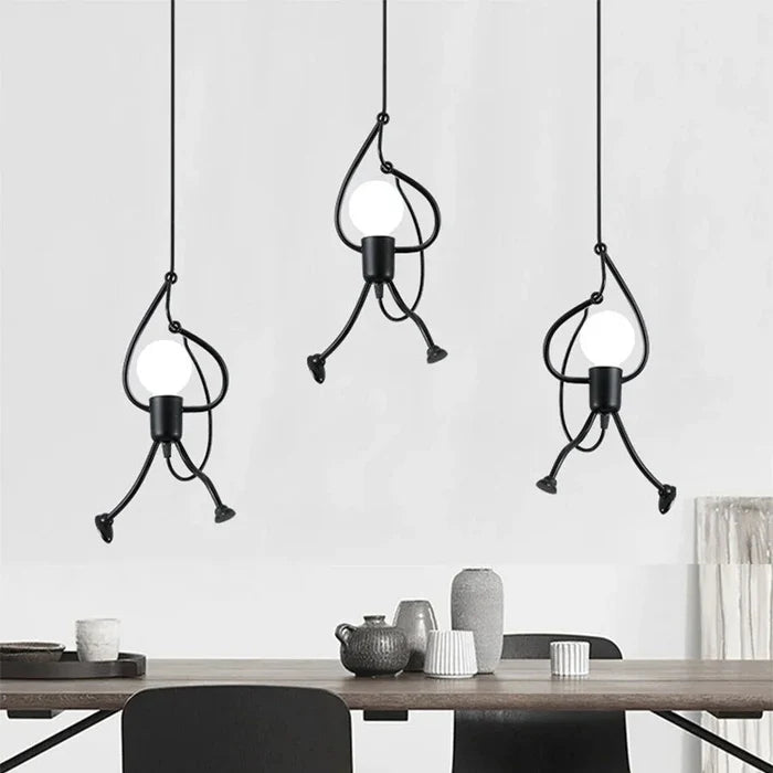Playful Doll Pendant Light