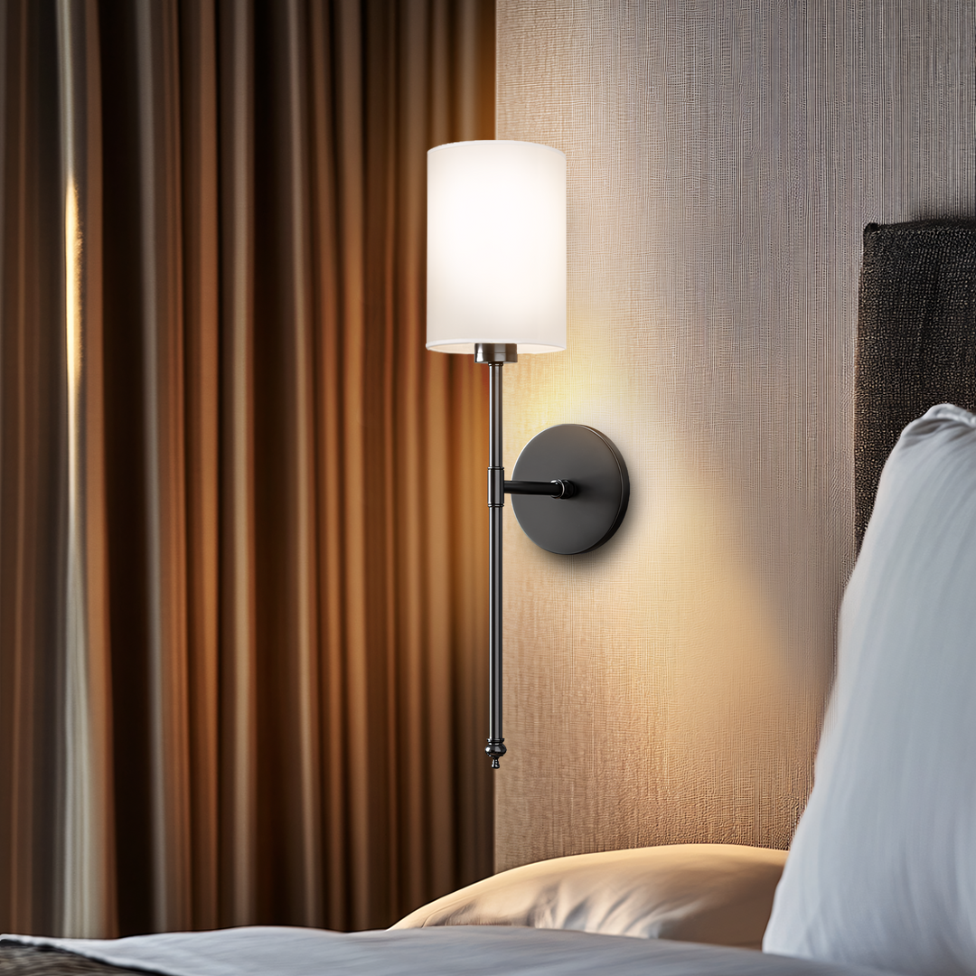 Veloura Wireless Cylindrical Wall Sconce ( Set Of 2 )