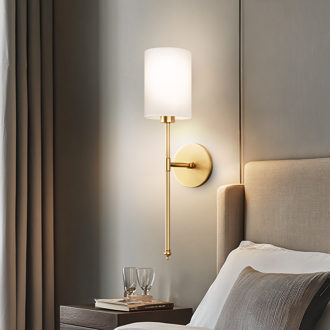 Veloura Wireless Cylindrical Wall Sconce ( Set Of 2 )