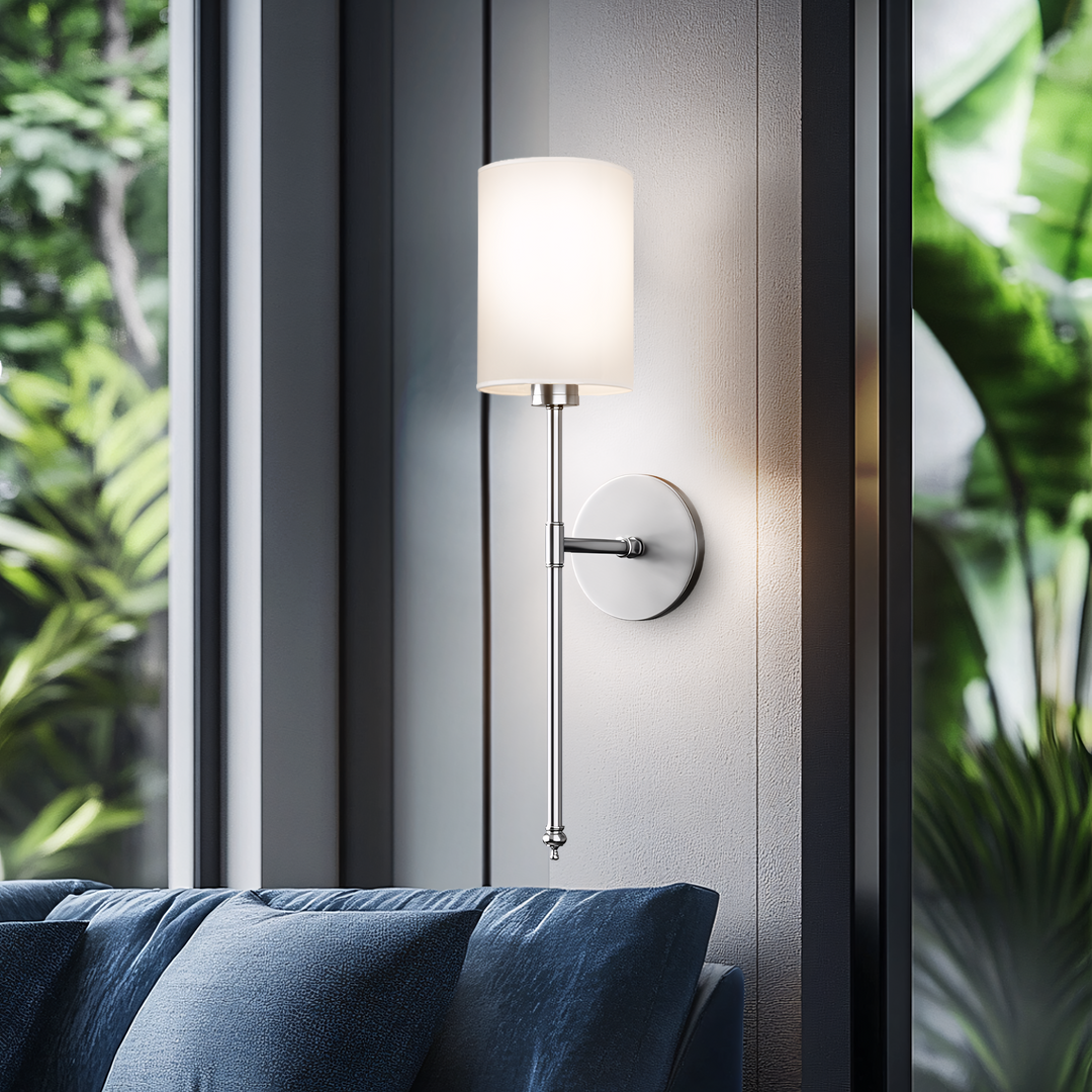 Veloura Wireless Cylindrical Wall Sconce ( Set Of 2 )