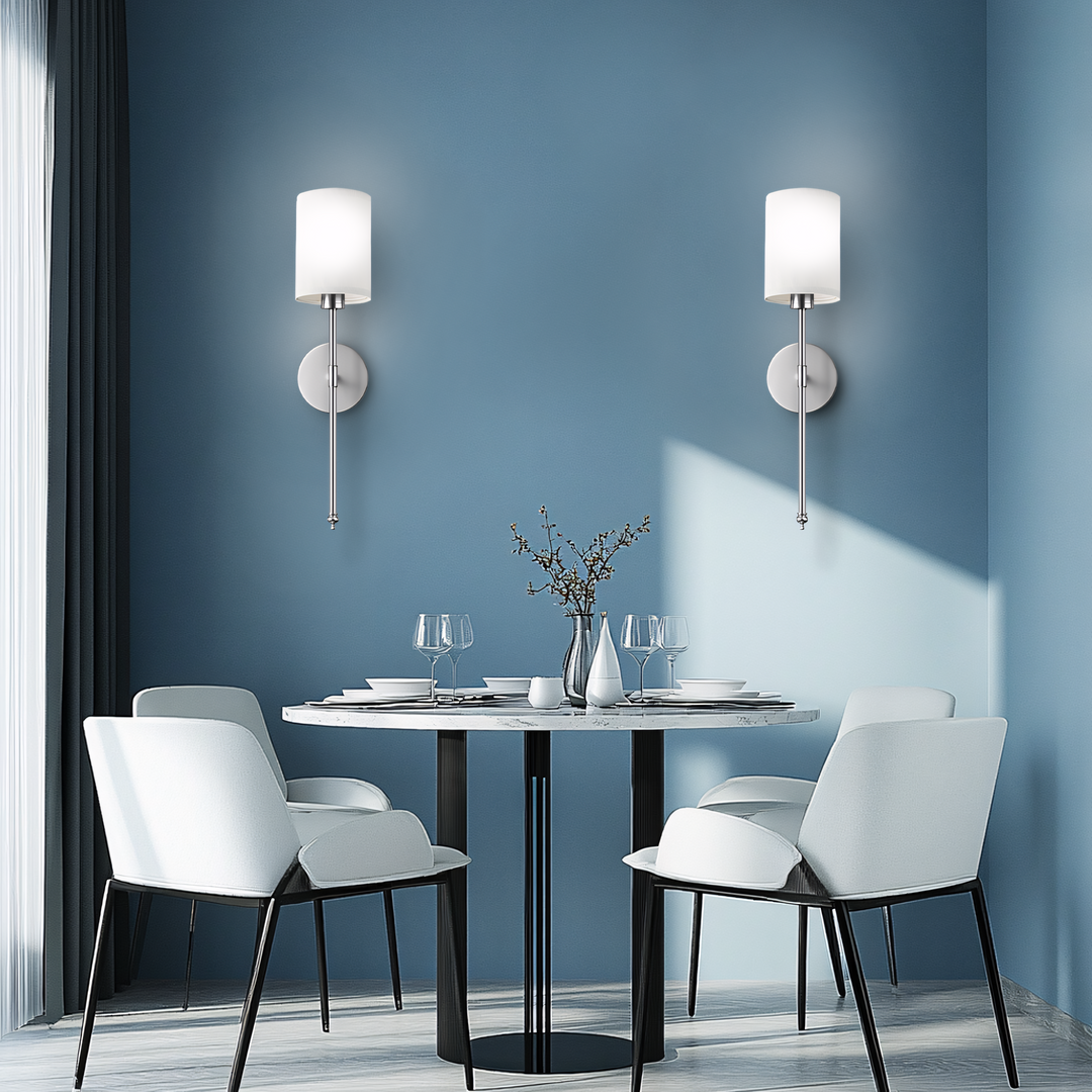 Veloura Wireless Cylindrical Wall Sconce ( Set Of 2 )
