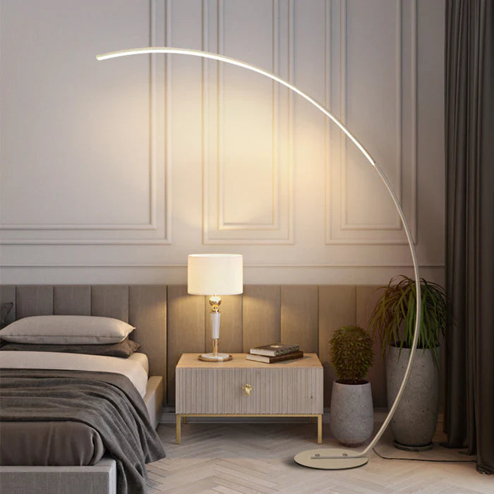 Sleek Curved Floor Lamp