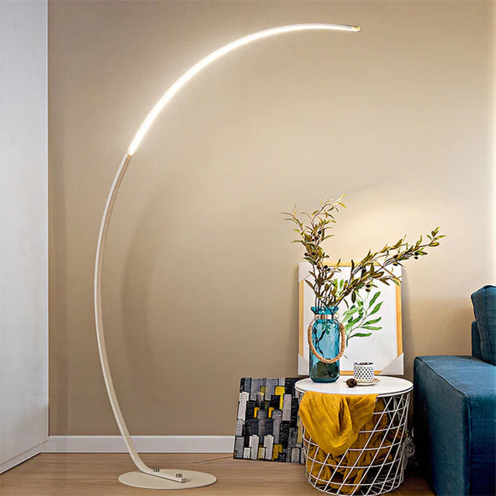 Sleek Curved Floor Lamp