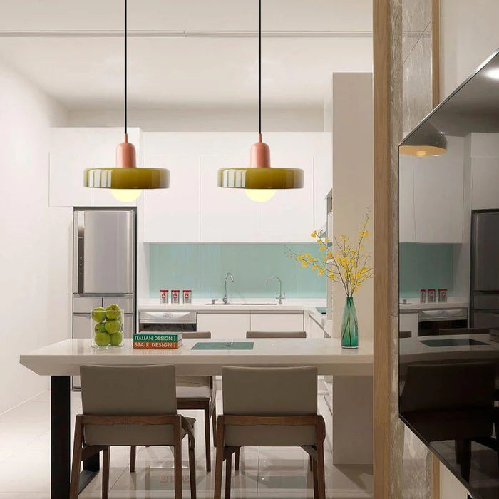 Brillora Pendant Lamp Made of Colored Glass