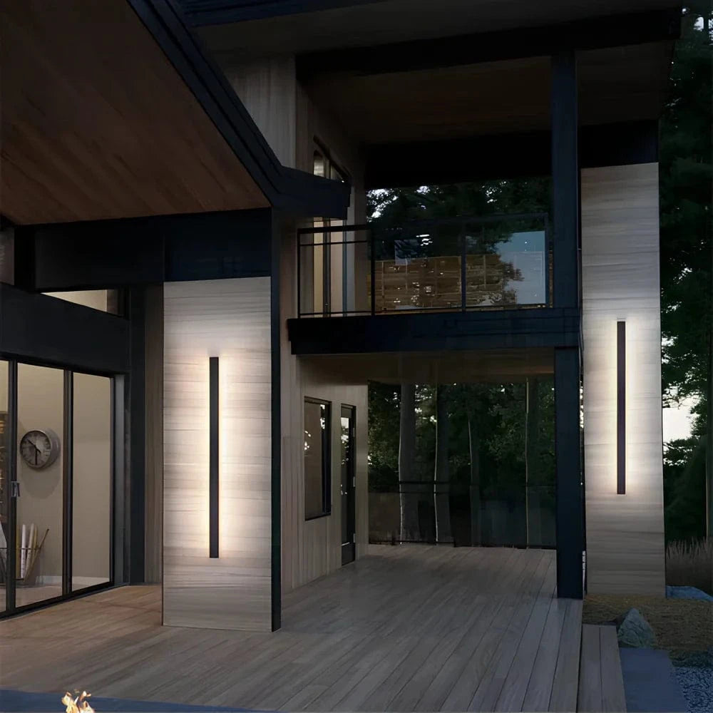 Cresora Aluminum Backlit Modern Wall Lamp