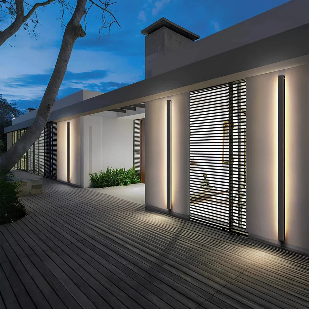 Cresora Aluminum Backlit Modern Wall Lamp