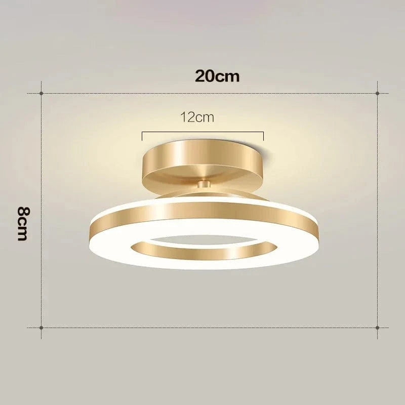 Veylume Modern Flush Mount LED Ceiling Light Fixture