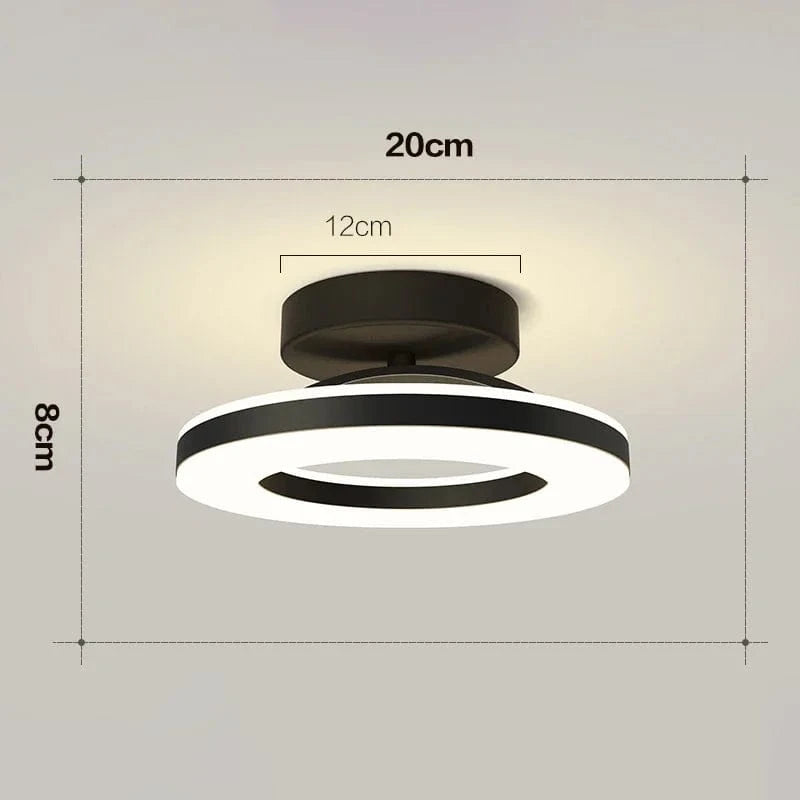 Veylume Modern Flush Mount LED Ceiling Light Fixture
