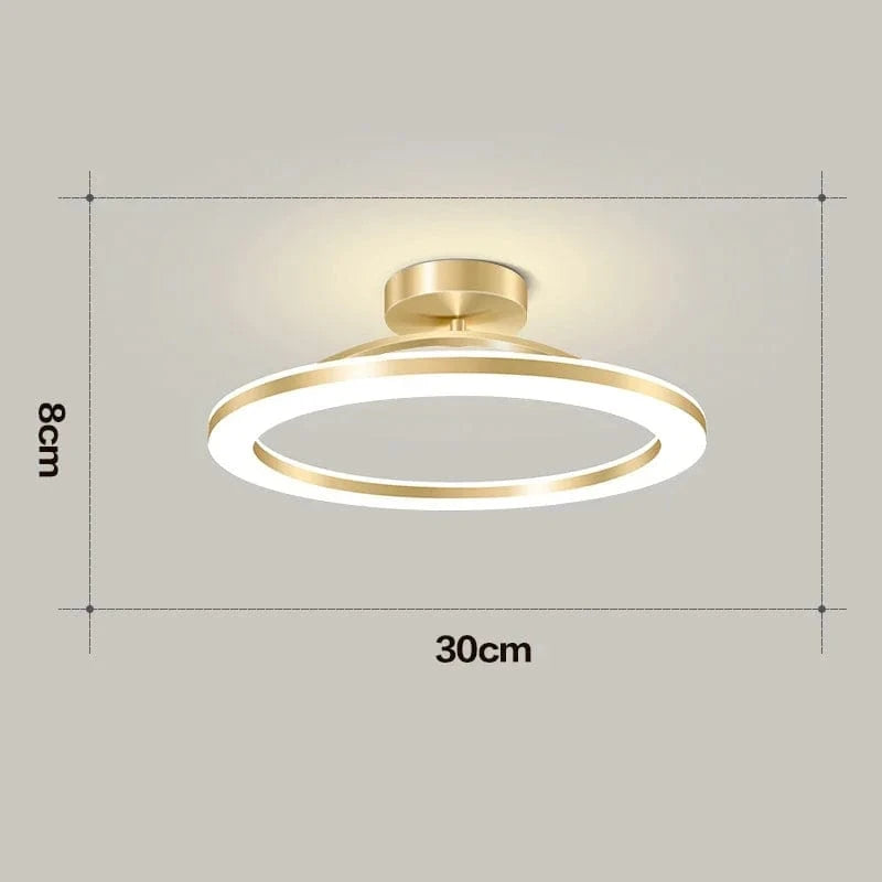 Veylume Modern Flush Mount LED Ceiling Light Fixture