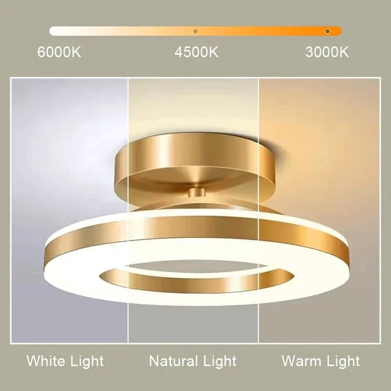 Veylume Modern Flush Mount LED Ceiling Light Fixture