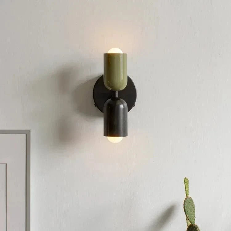 Glistra Colorful Bedside Dual Light Source Wall Lamp