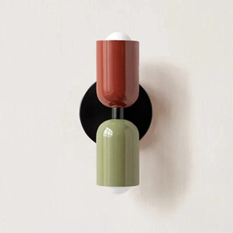 Glistra Colorful Bedside Dual Light Source Wall Lamp