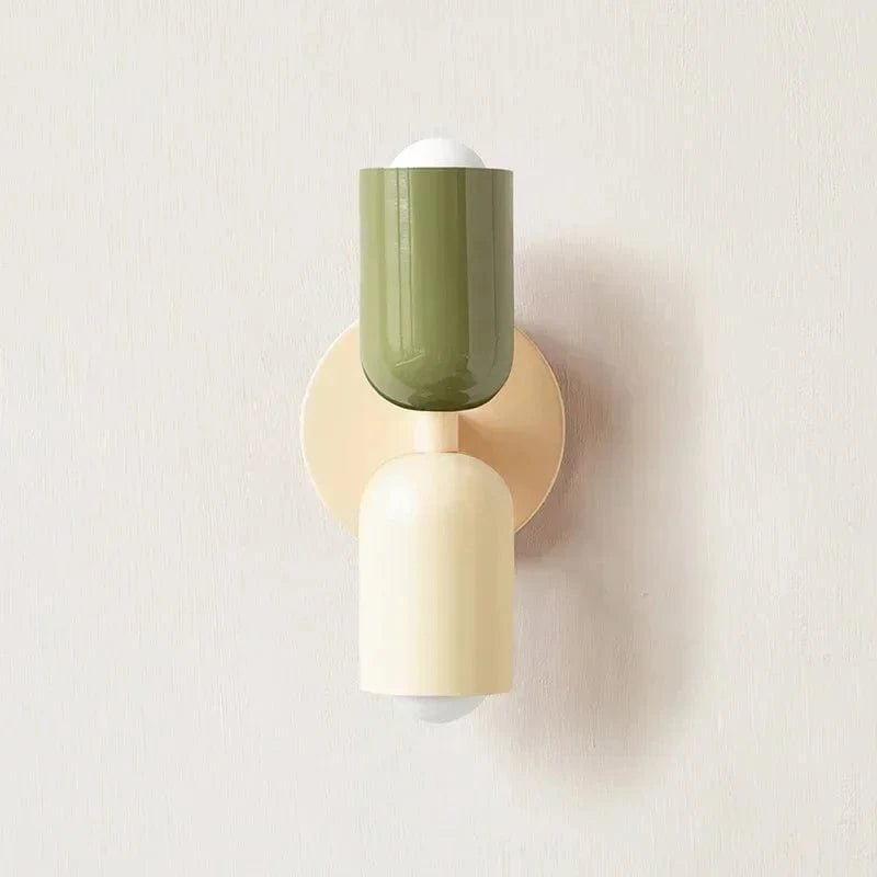 Glistra Colorful Bedside Dual Light Source Wall Lamp