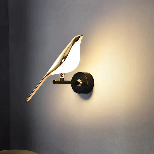 Veyora Modern Wall Lamp in the Shape of Birds