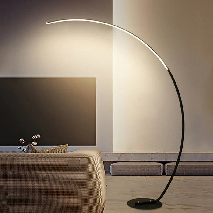 Sleek Curved Floor Lamp